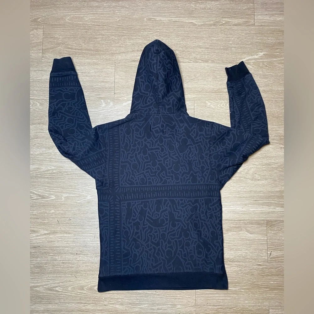 Men’s Size Small Keith Haring x Shoe Palace Heart Art Artwork Hoodie Embroidered - Picture 9 of 11